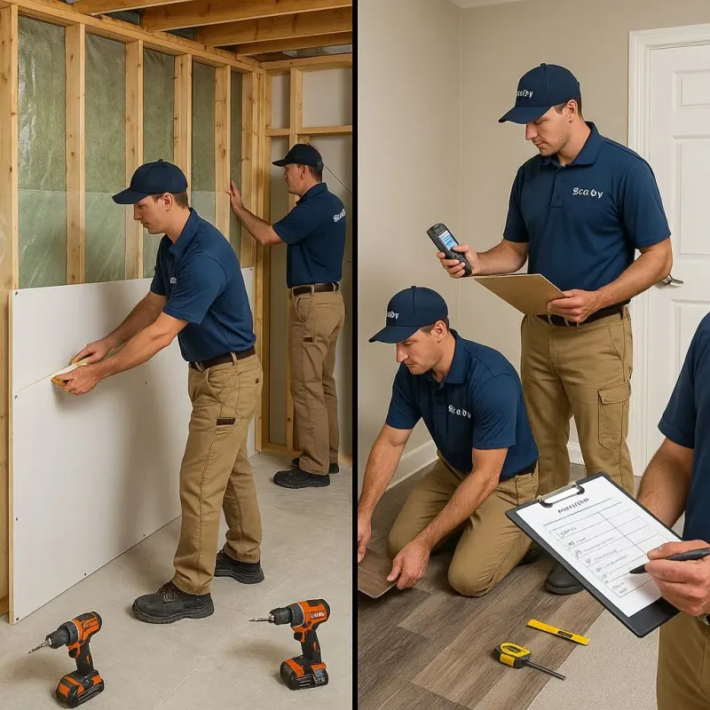Repairs and Reconstruction process in Morgan, UT